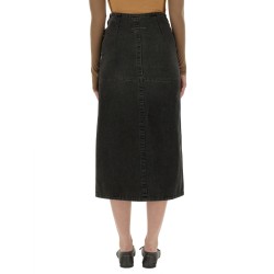 LONG DENIM SKIRT