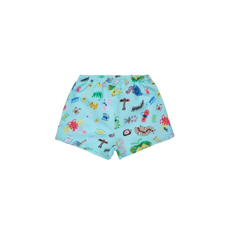 baby funny insects all over swim shorts