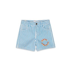 bobo choses circle stripes woven shorts