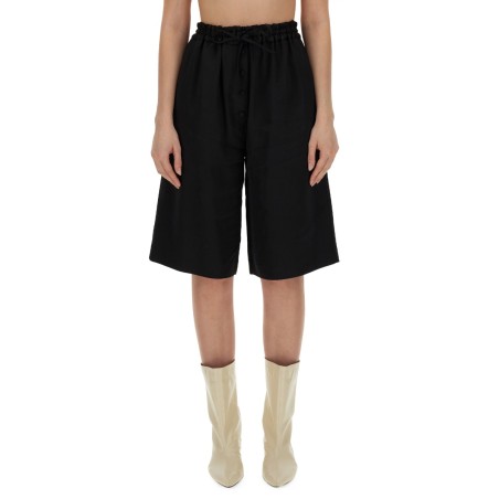 WIDE LEG BERMUDA SHORTS