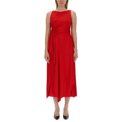 DRESS WITH DRAPE