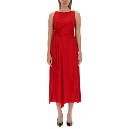 DRESS WITH DRAPE