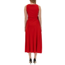 DRESS WITH DRAPE