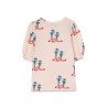 dancing giants all over puffed sleeves t-shirt