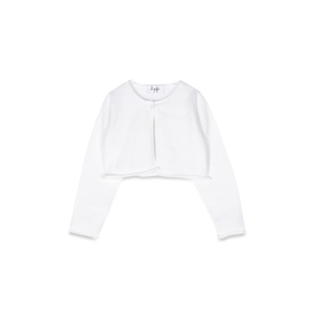 WHITE TRICOT SWEATER