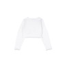 WHITE TRICOT SWEATER