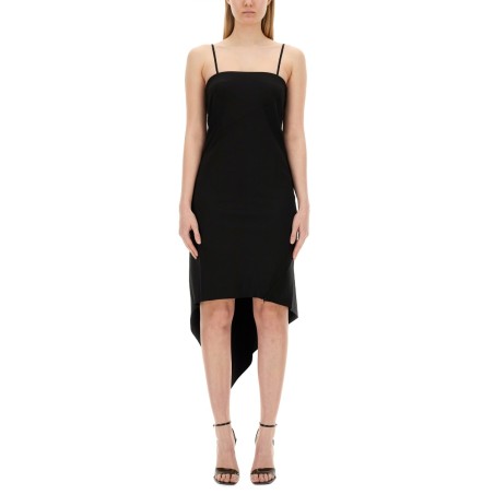 DRESS WITH SCARF HEM