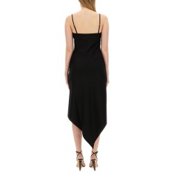 DRESS WITH SCARF HEM