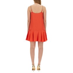 DRESS WITH CHAIN STRAPS