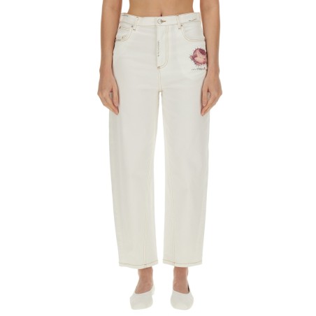 PANTS WITH FLOWER APPLIQUÉ