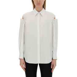 COCOON SHIRT WITH CUT-OUT DETAILS