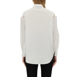 COCOON SHIRT WITH CUT-OUT DETAILS
