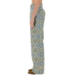JEANS CON STAMPA PAISLEY