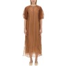 TRANSPARENT LONGUETTE DRESS
