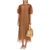 TRANSPARENT LONGUETTE DRESS