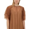TRANSPARENT LONGUETTE DRESS
