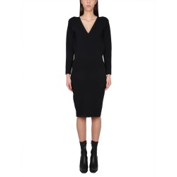 V-NECK DRESS