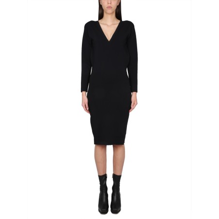 V-NECK DRESS