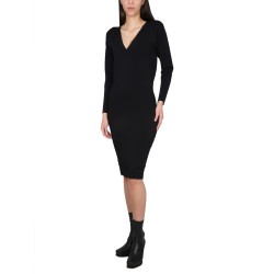 V-NECK DRESS