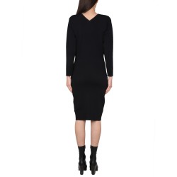 V-NECK DRESS
