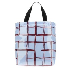 COATED CANVAS TOTE BAG