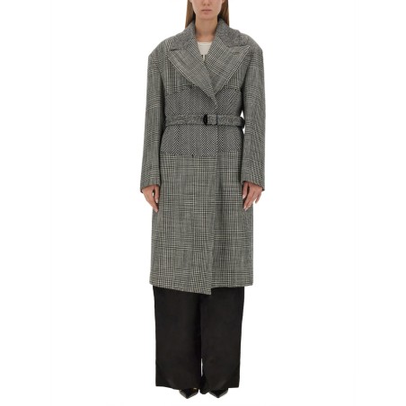 WOOL PATCHWORK COAT