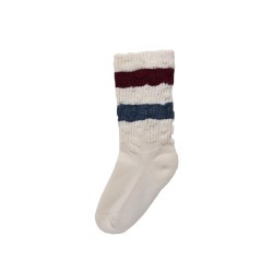 stripes distressed socks