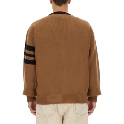 ENGLISH RIB WOOL CARDIGAN