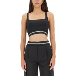 CROP TOP WITH LOGO