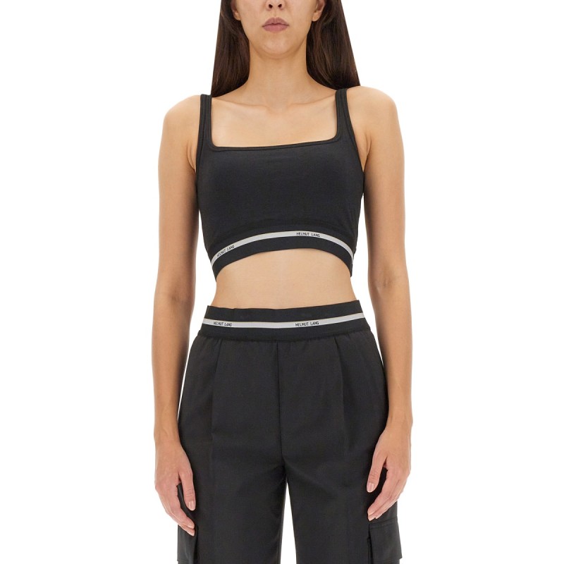 CROP TOP WITH LOGO