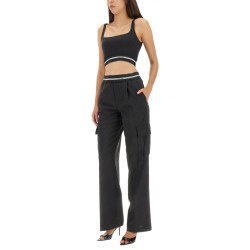 CROP TOP WITH LOGO