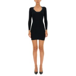 JACQUARD LOGO DRESS