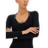 JACQUARD LOGO DRESS