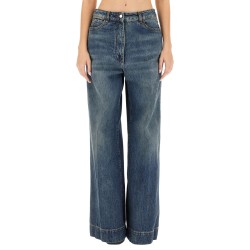 JEANS WITH EMBROIDERED PEGASUS