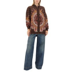 JEANS WITH EMBROIDERED PEGASUS