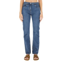 JEANS WITH LOGO EMBROIDERY