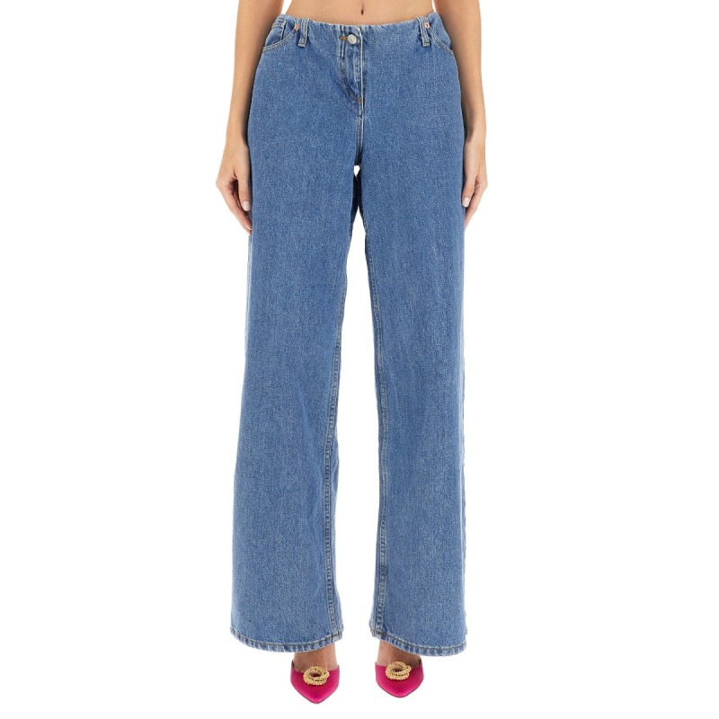 ULTRA LOW WAIST WIDE LEG JEANS