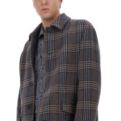 PLAID COAT