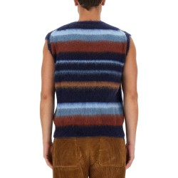 VEST WITH STRIPE PATTERN