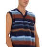 VEST WITH STRIPE PATTERN