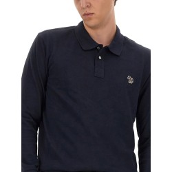 POLO SHIRT WITH ZEBRA PATCH