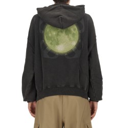 SUPER MOON PRINT SWEATSHIRT