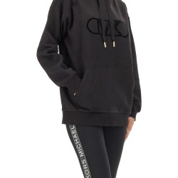 FLOCKED LOGO SWEATSHIRT