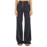 JEANS WITH FOLIAGE POCKETS