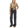 JEANS WITH FOLIAGE POCKETS