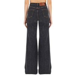 JEANS WITH FOLIAGE POCKETS