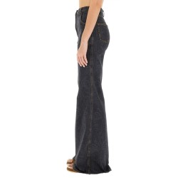 JEANS WITH FOLIAGE POCKETS
