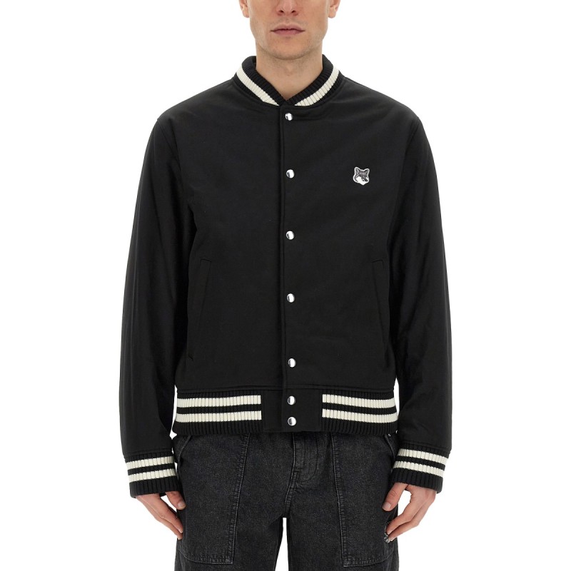 BOMBER JACKET WITH LOGO