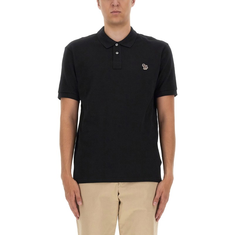 POLO SHIRT WITH ZEBRA PATCH