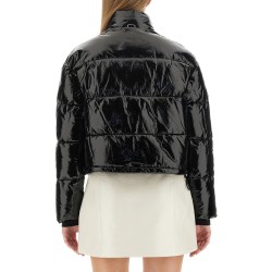 SHORT VINYL DOWN JACKET